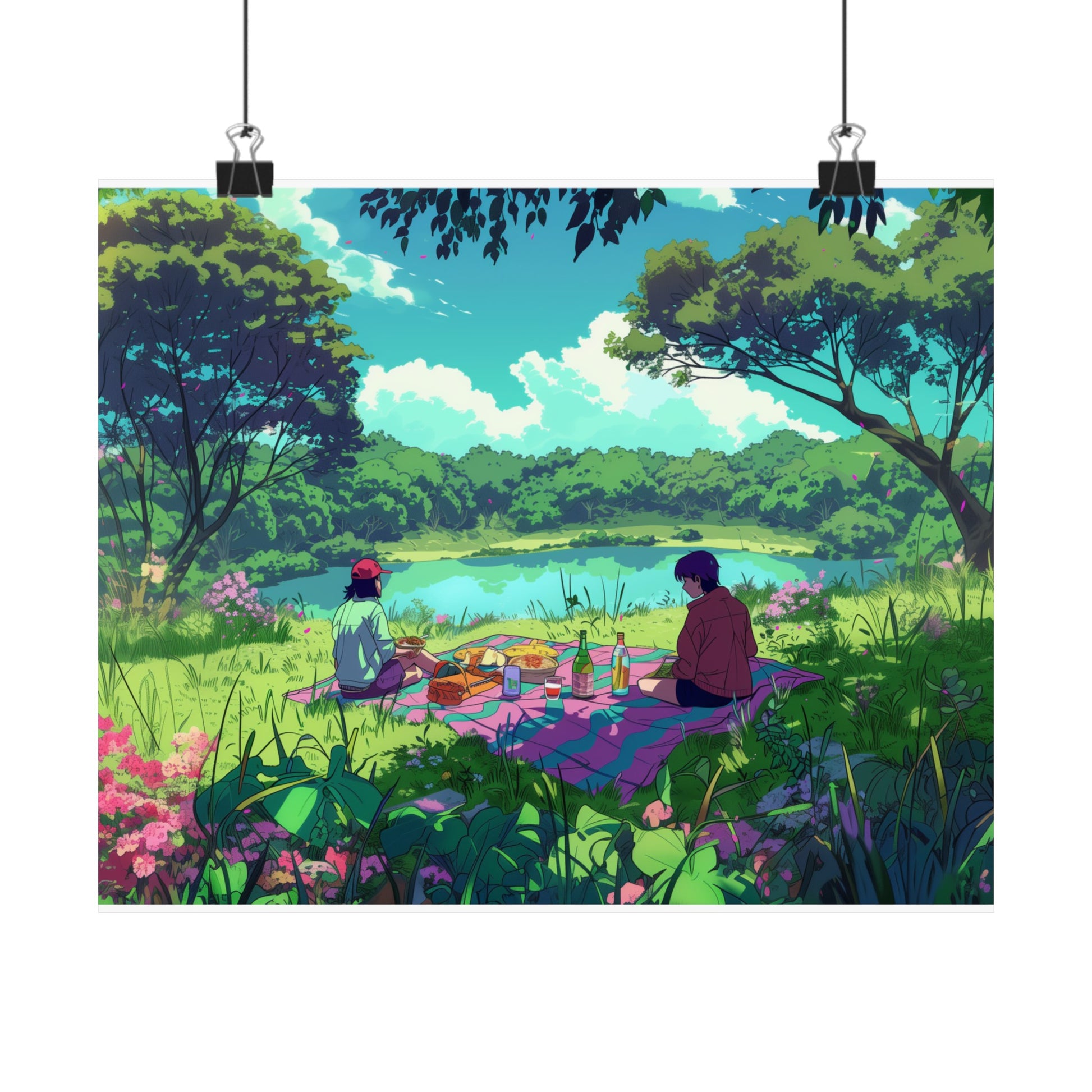 Summer Picnic Lo-fi Art - Nihon Kollection