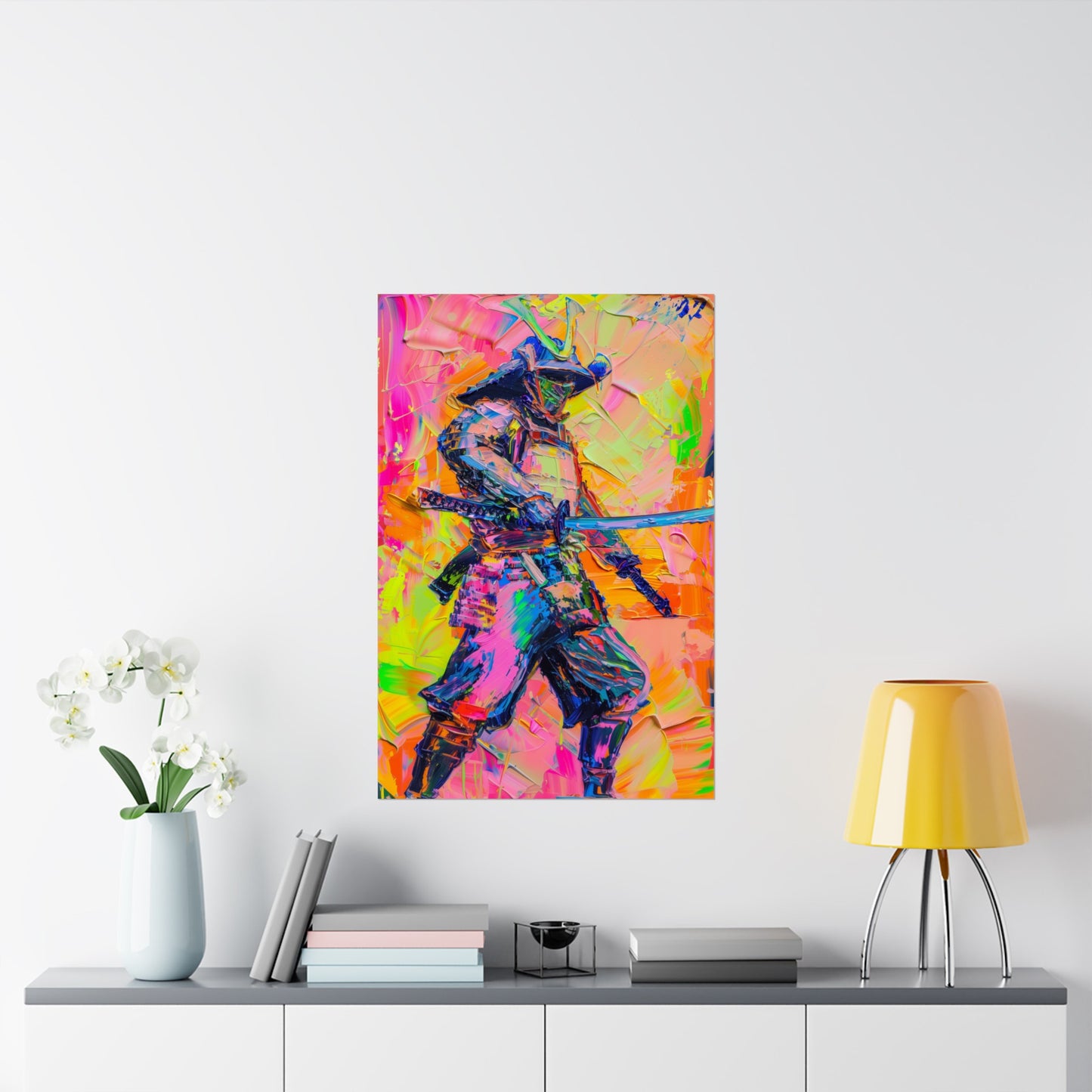 Oil-painting Samurai Poster - Nihon Kollection