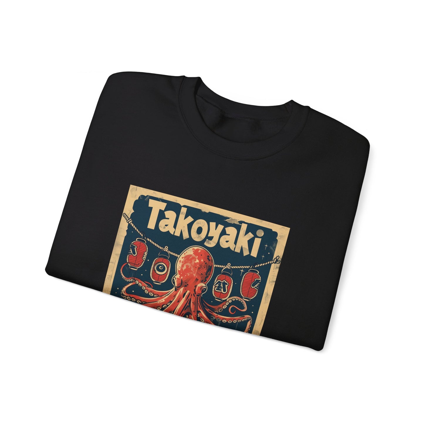 Retro Style Octopus Takoyaki Sweatshirt - Nihon Kollection