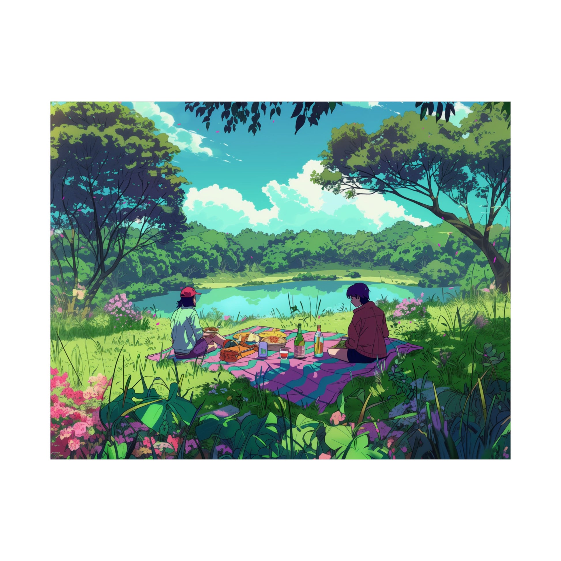 Summer Picnic Lo-fi Art - Nihon Kollection