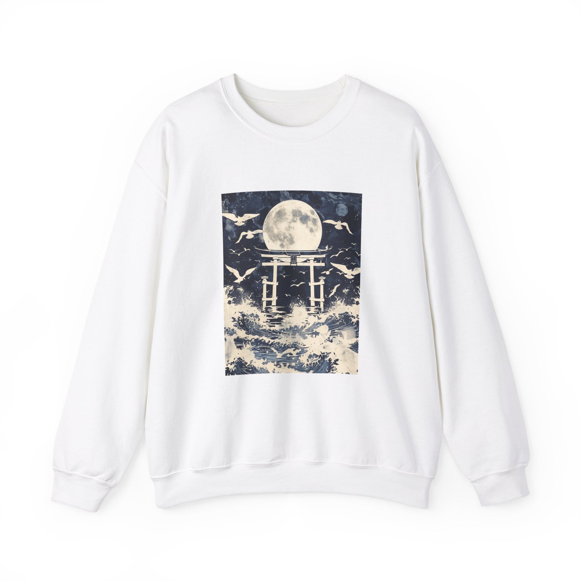 Torii Gate With Birds Sweatshirt - Nihon Kollection