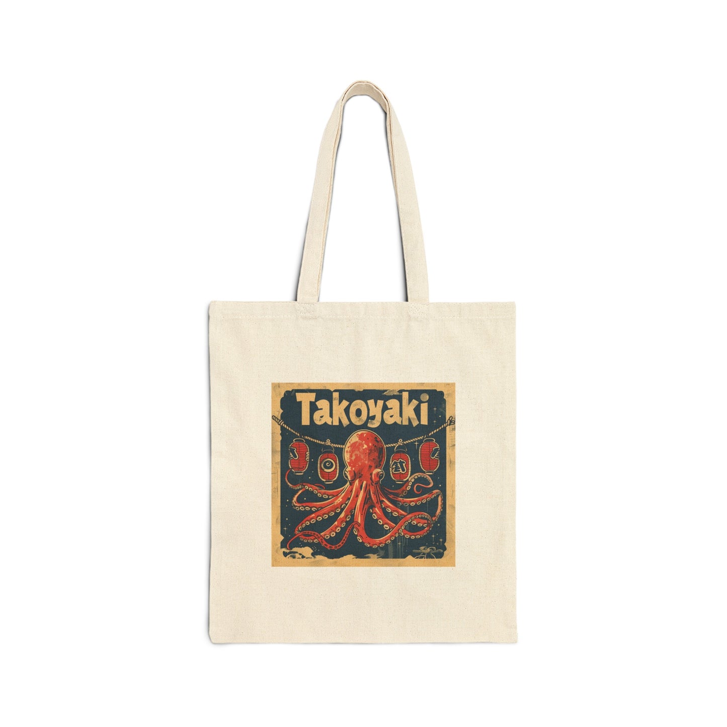 Retro Style Octopus Takoyaki Tote Bag - Nihon Kollection