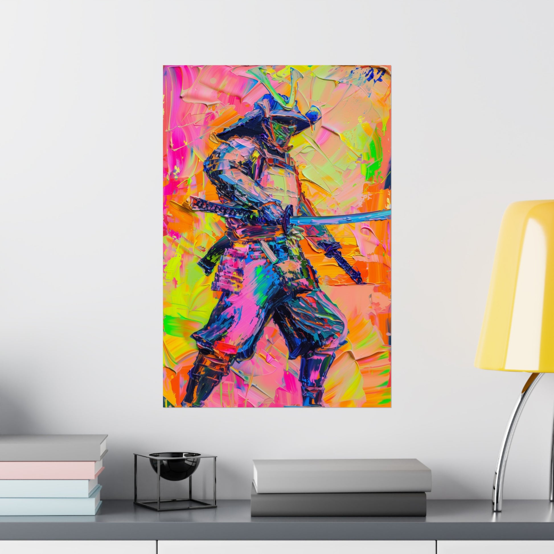 Oil-painting Samurai Poster - Nihon Kollection