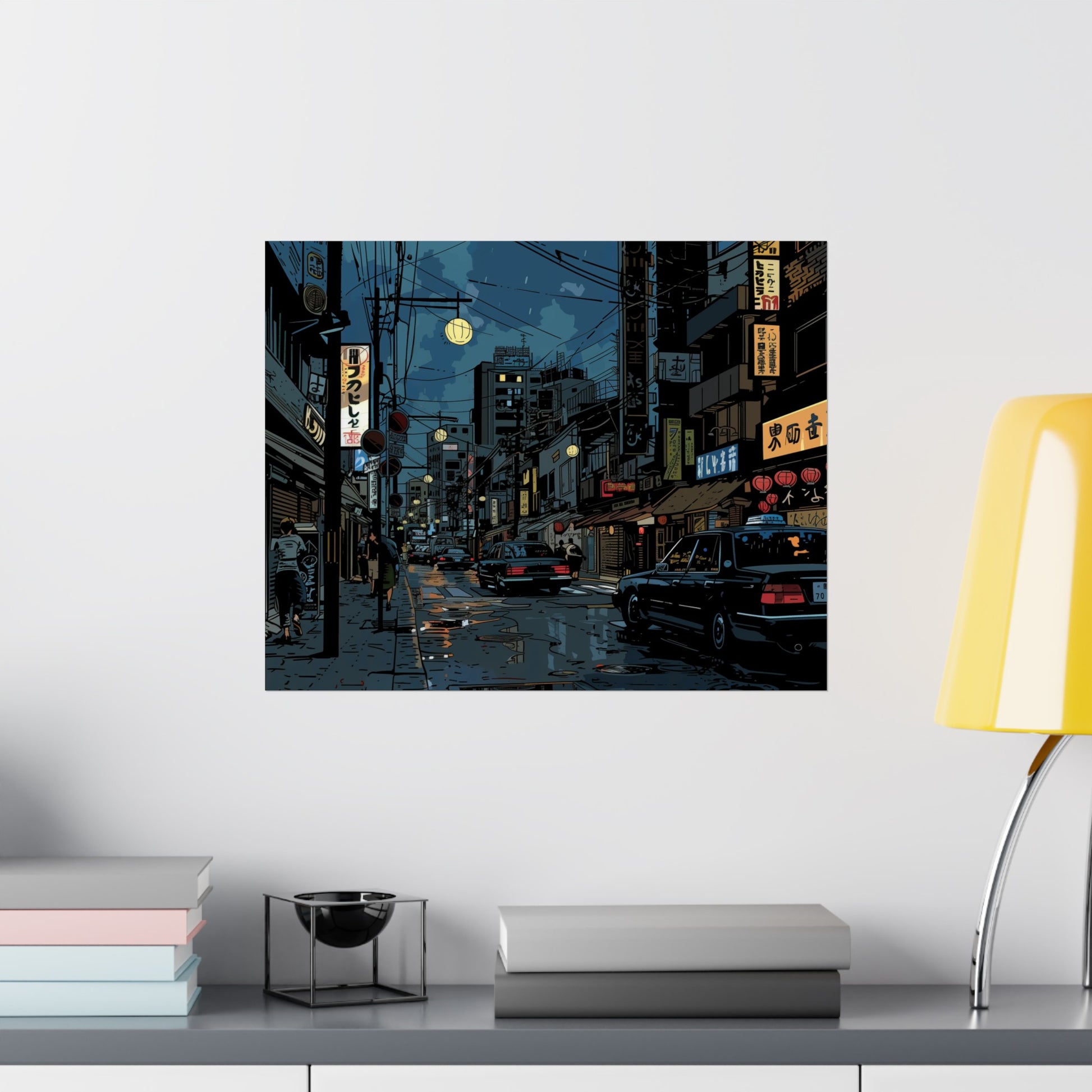 Tokyo By Night Poster - Nihon Kollection