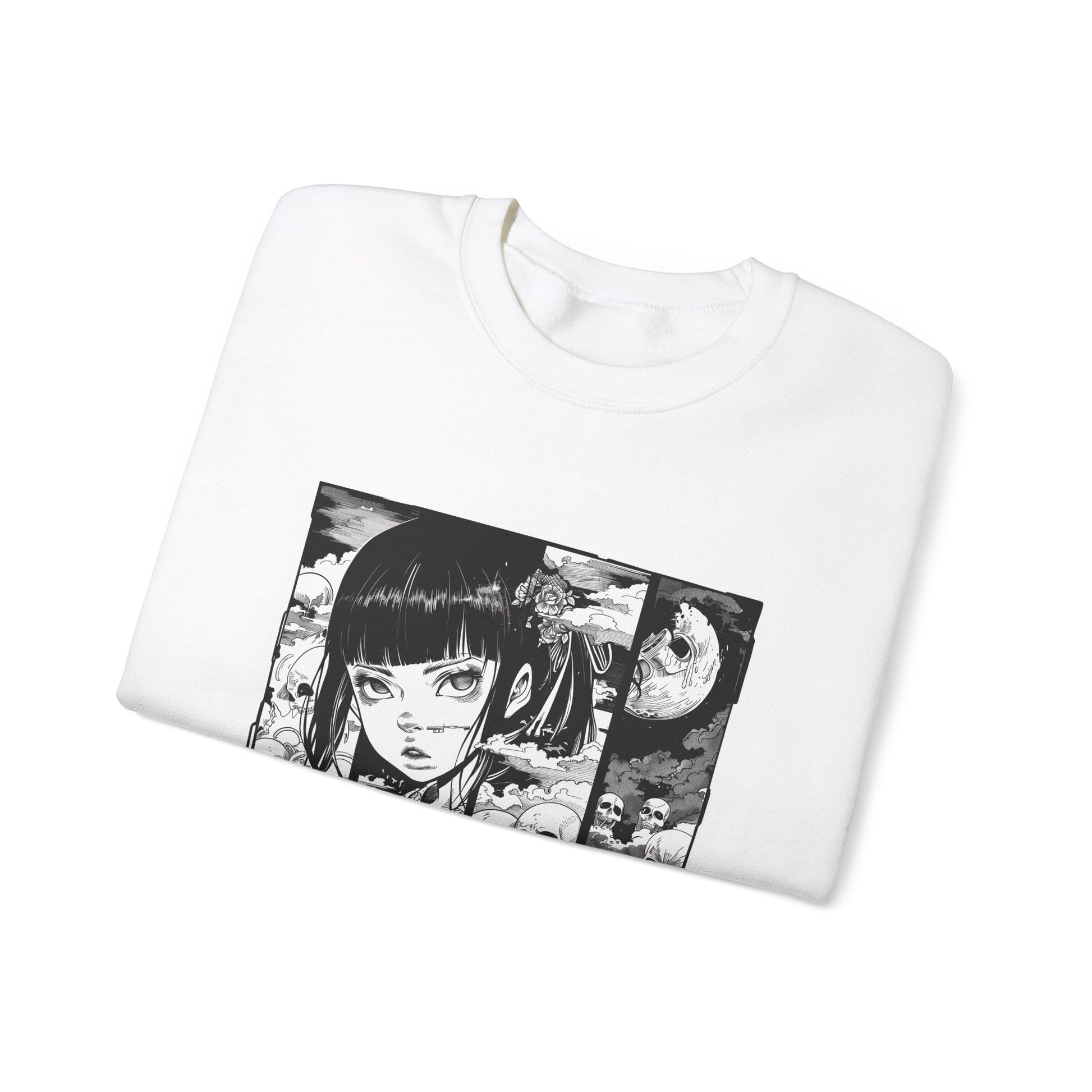 Comic Panel Japanese Girl Sweatshirt - Nihon Kollection