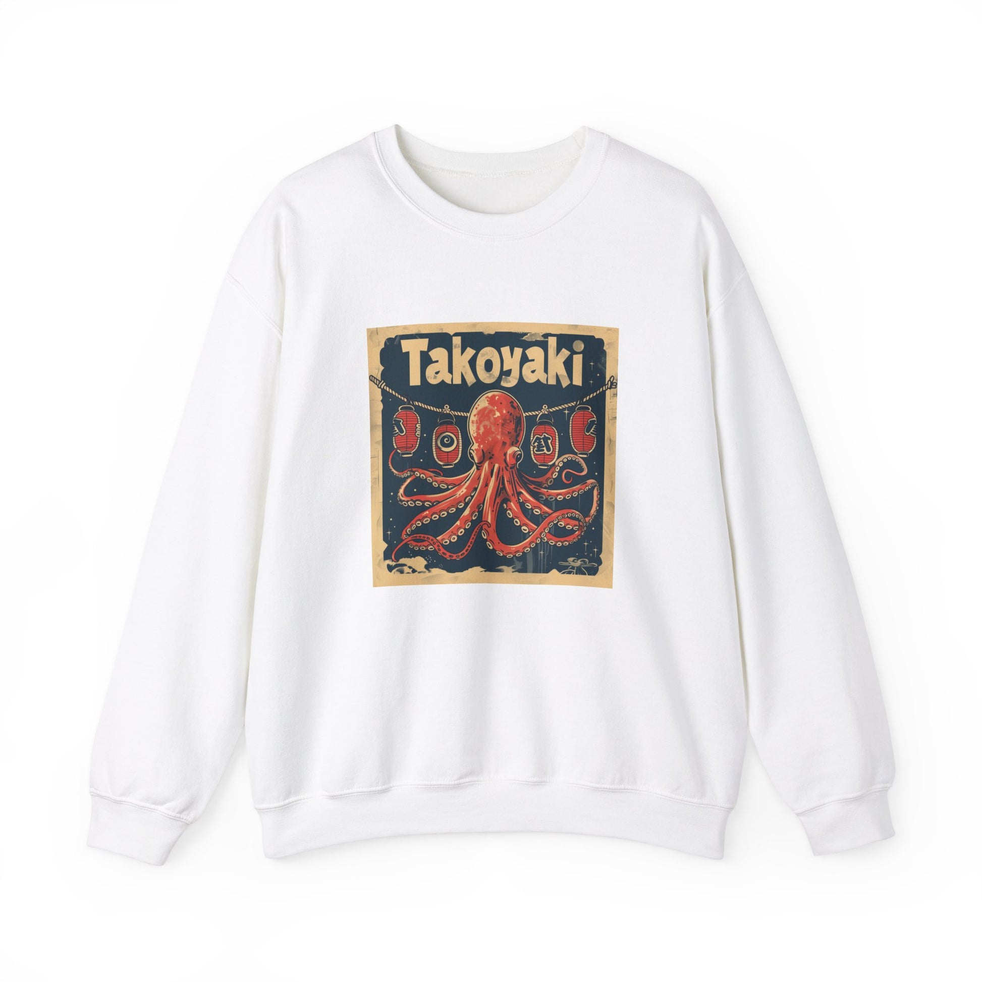 Retro Style Octopus Takoyaki Sweatshirt - Nihon Kollection