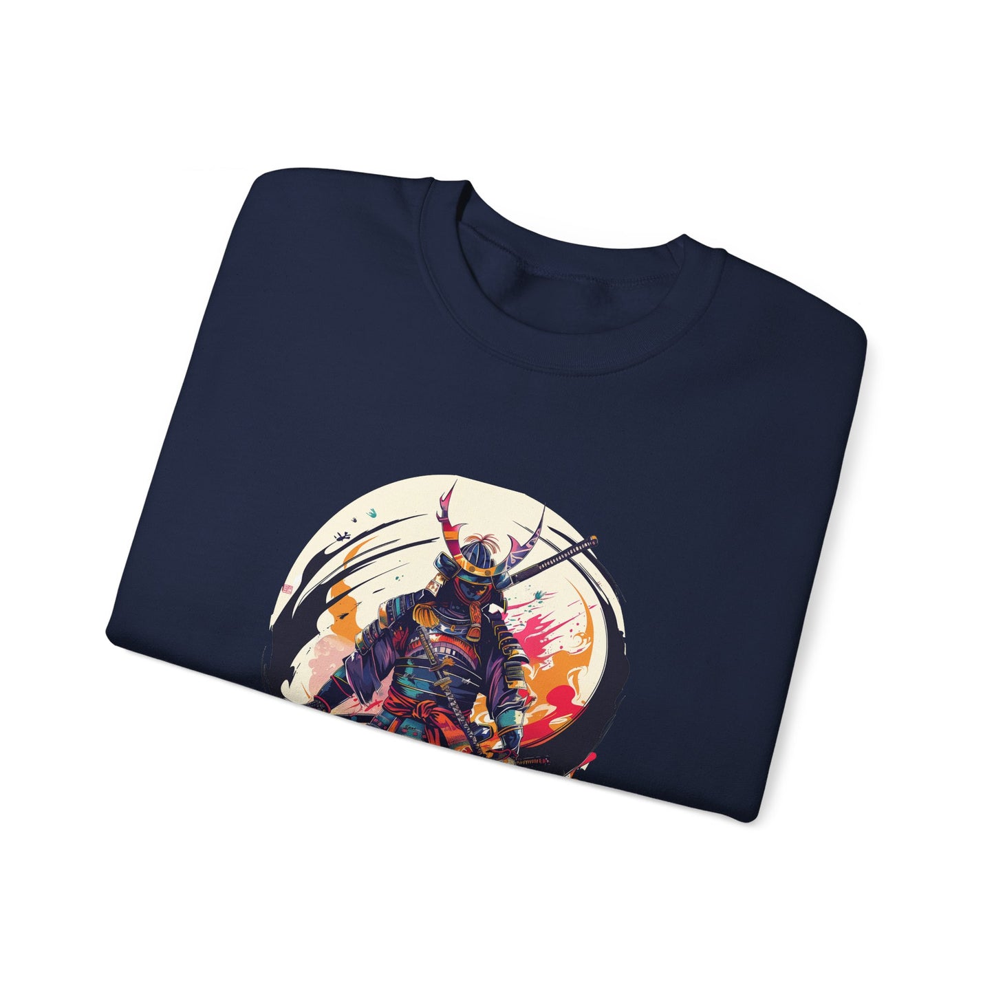 Colorful Cartoon Samurai Sweatshirt - Nihon Kollection