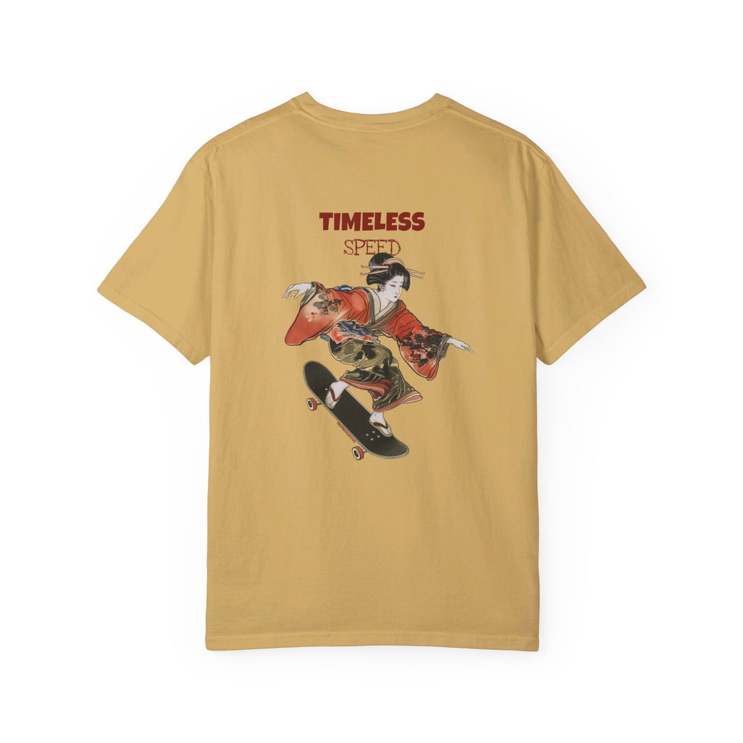 Geisha Riding Skateboard T-shirt