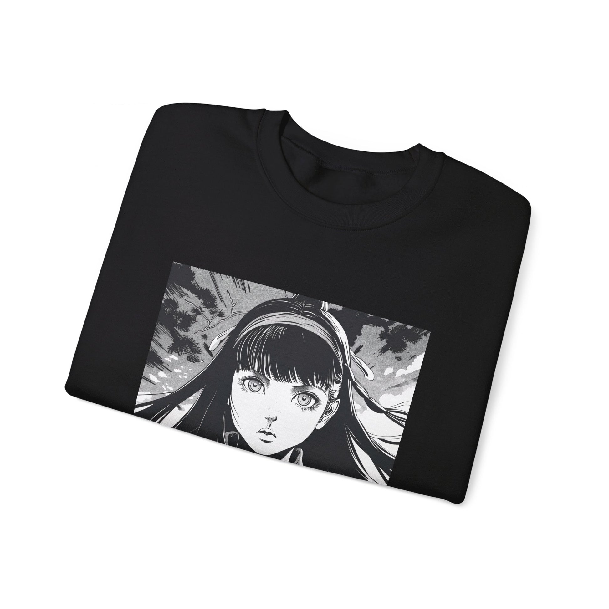 Comic Book Panel Japanese girl Sweatshirt - Nihon Kollection