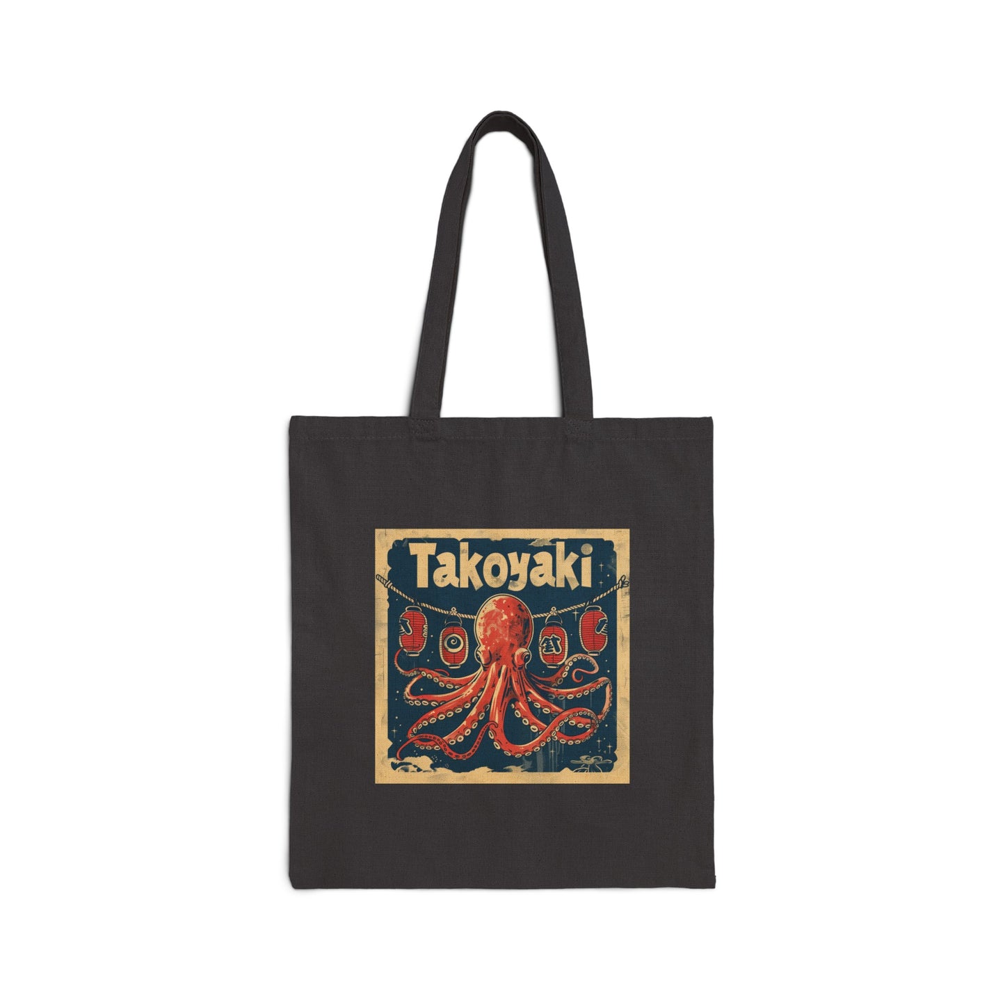 Retro Style Octopus Takoyaki Tote Bag - Nihon Kollection