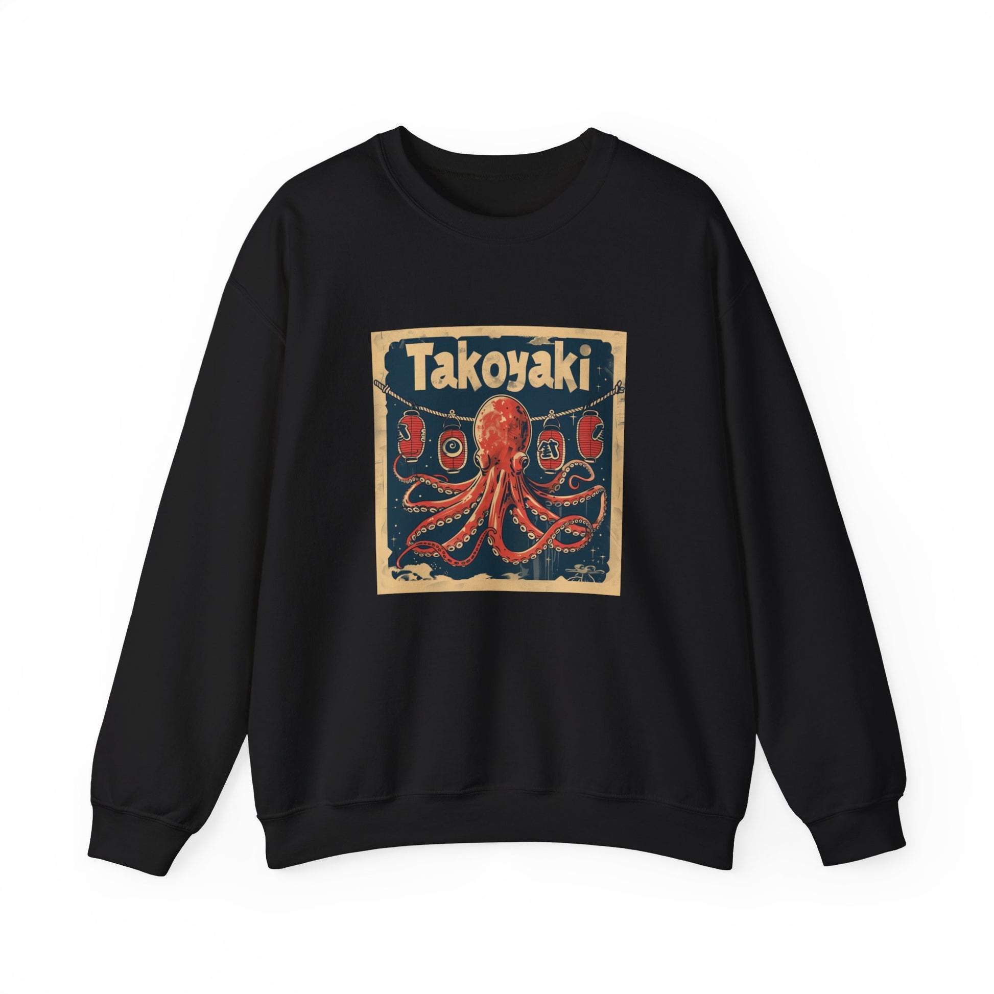 Retro Style Octopus Takoyaki Sweatshirt - Nihon Kollection