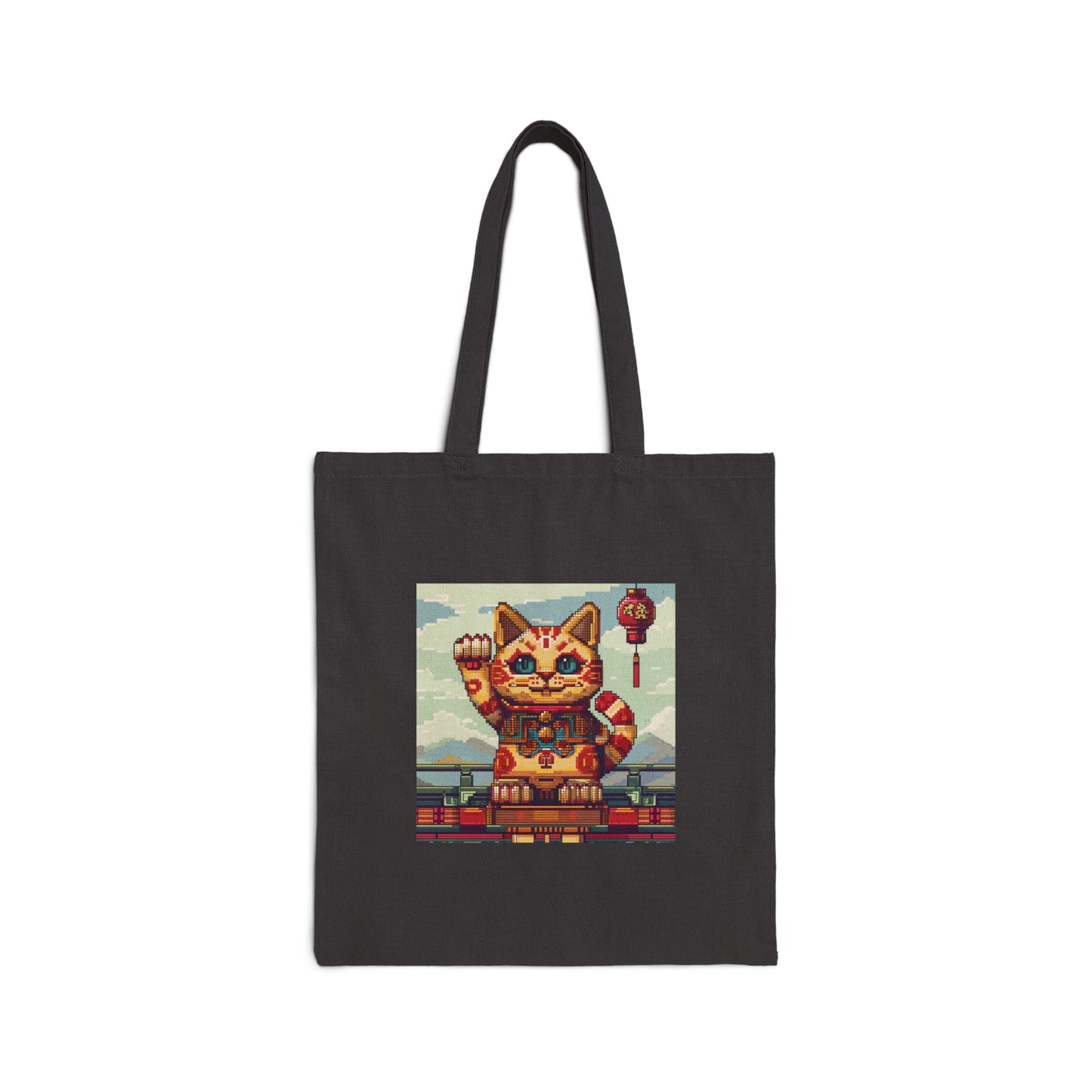 Maneki neko Lucky Cat Tote Bag - Nihon Kollection