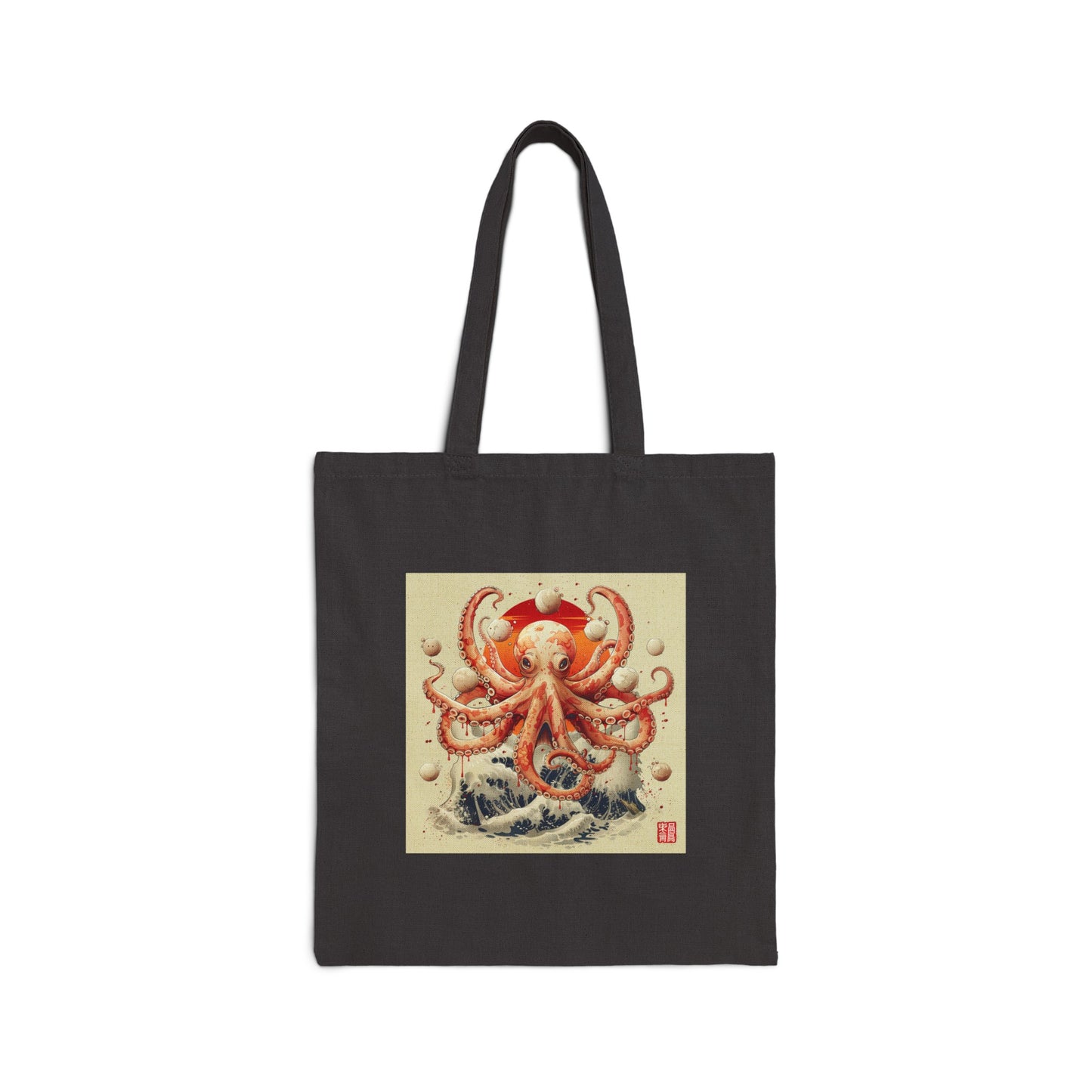 Wave Riding Octopus Takoyaki Tote Bag - Nihon Kollection