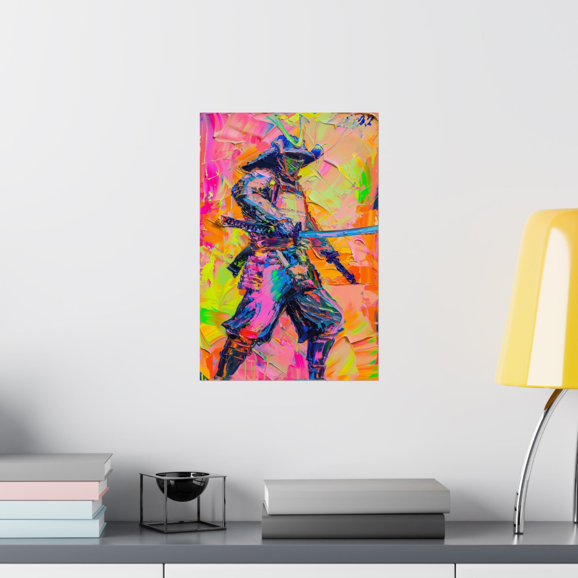 Oil-painting Samurai Poster - Nihon Kollection