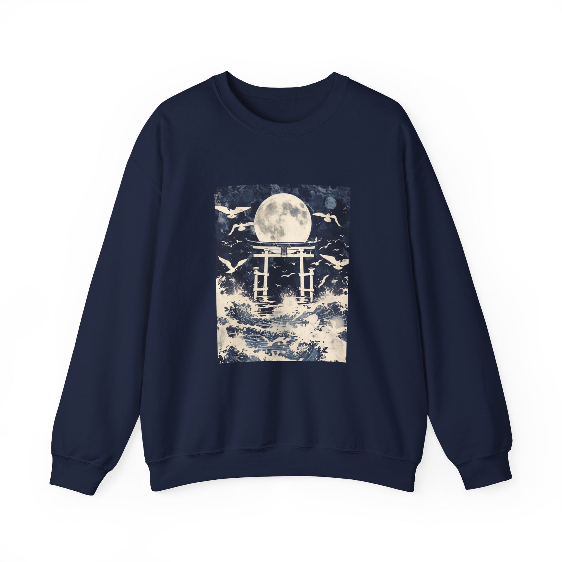 Torii Gate With Birds Sweatshirt - Nihon Kollection