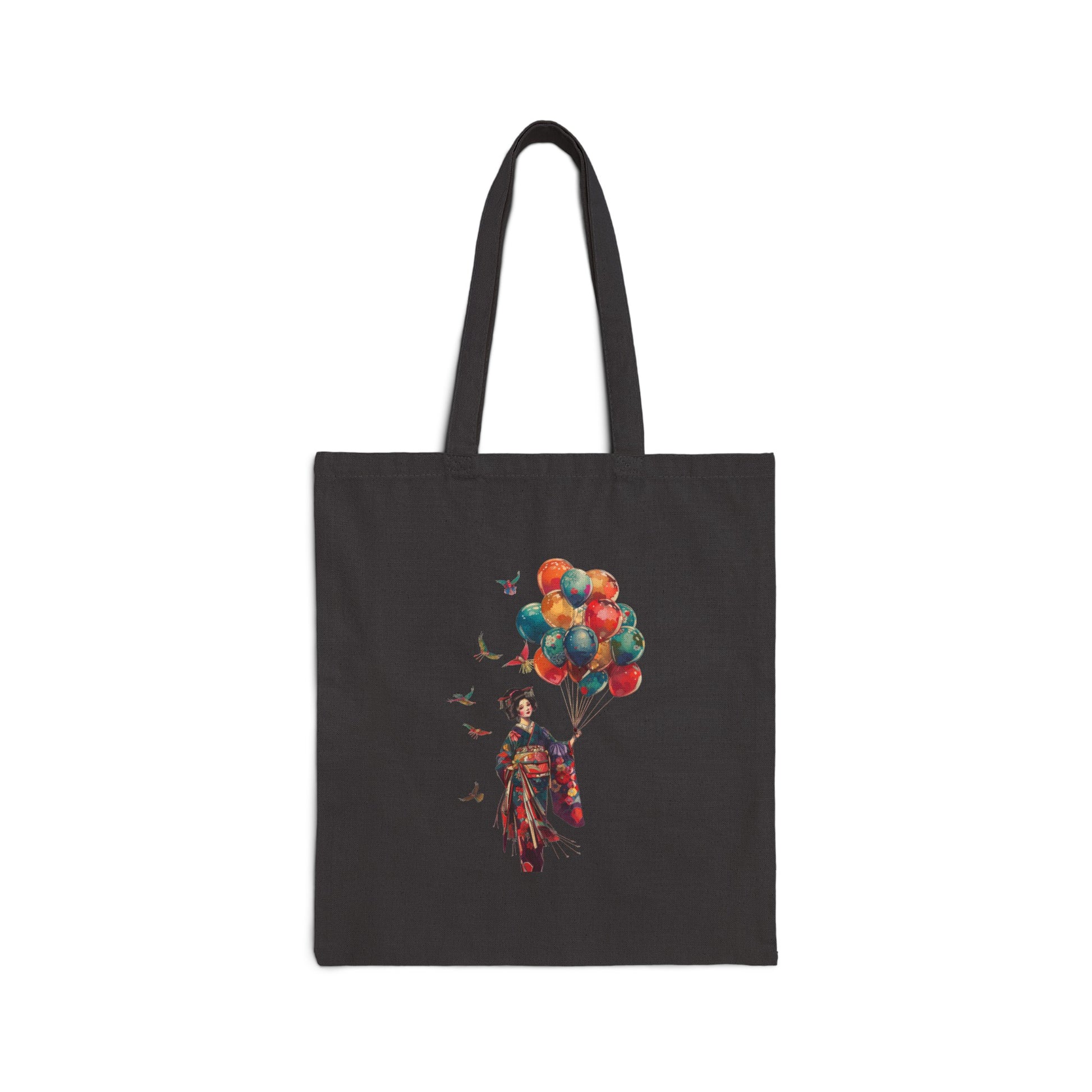 Geisha Holding Balloons Tote Bag - Nihon Kollection