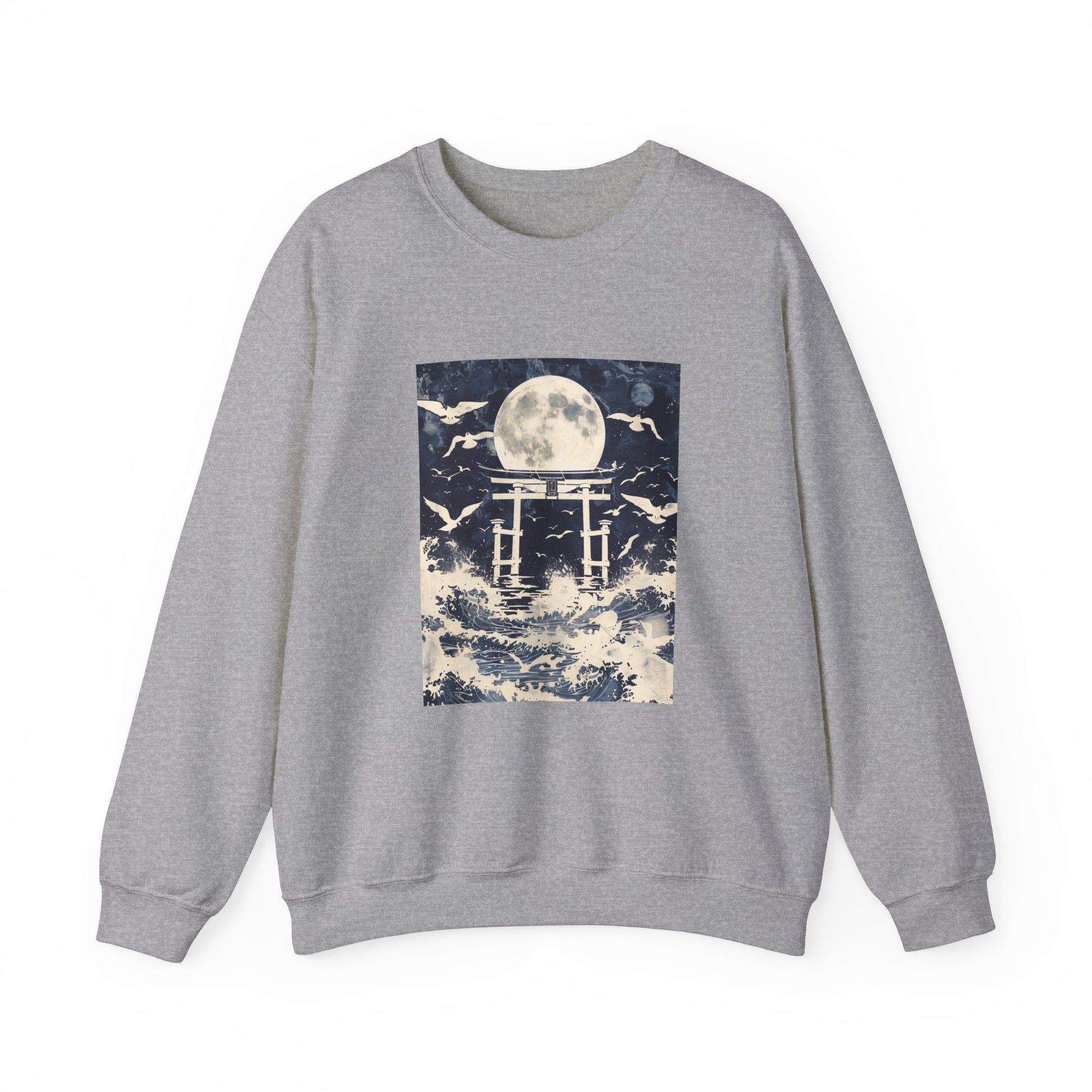 Torii Gate With Birds Sweatshirt - Nihon Kollection